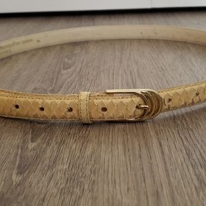 Vintage Reptile Finish Belt 30" to 35"